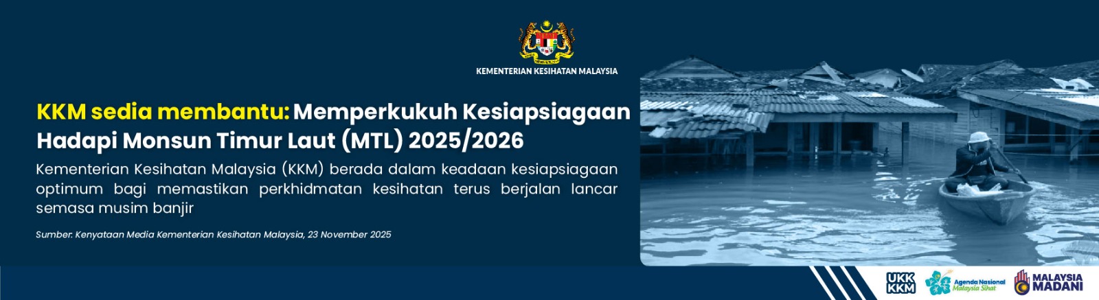 KKM SEDIA MEMBANTU: MEMPERKUKUH KESIAPSIAGAAN HADAPAI MONSUN TIMUR LAUT (MTL) 2025/2026
